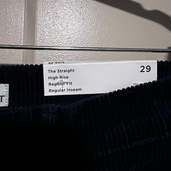 NWT Loft Dark Blue Corduroy Pants - Picture 5 of 5